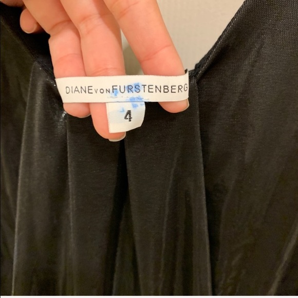 DVF Diane Von Furstenberg Black Sleeveless Dress - Picture 3 of 4